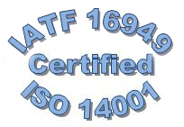 IATF 16949 & 14001 Certified